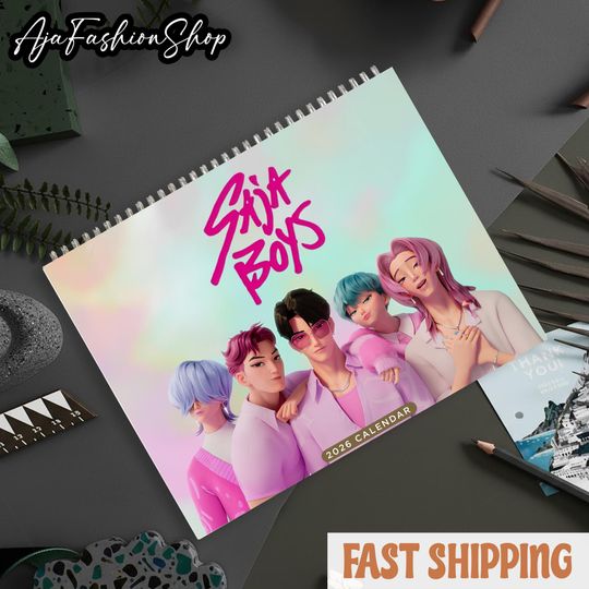 2026 Kpop Demon Hunter Saja Boys Calendar, New Year Calendar