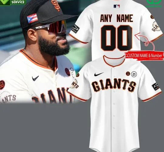 Discover Custom San Francisco Giant 2024 Orlando Cepeda Baseball Jersey