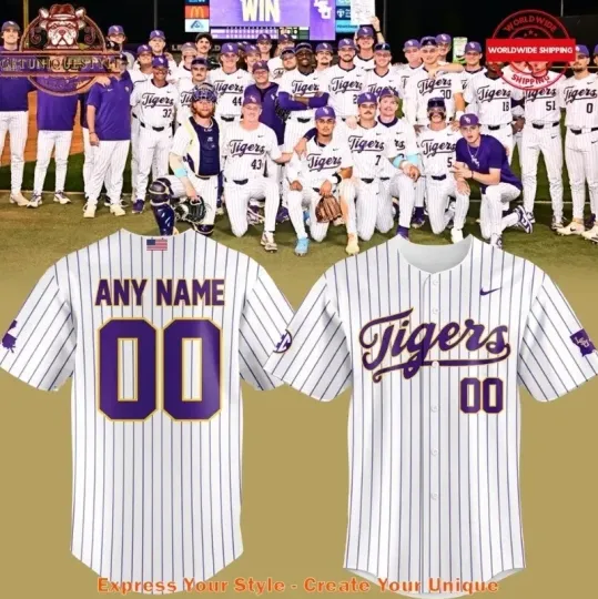 Discover Personalized Lsu Tiger Baseball Special Edition 2025 Baseball Jersey