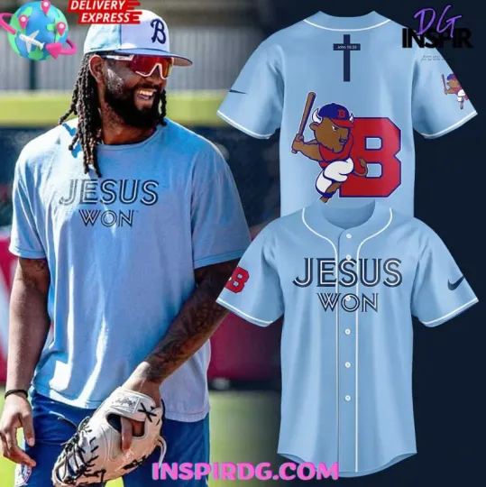 Discover Buffalo Bison Jesus Won Special Edition Baseball Jersey