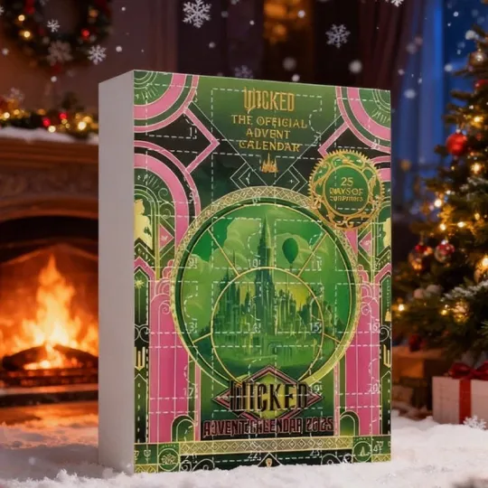 Discover Acrylic Advent Calendar 2025 for Wicked Official 24-Day Countdown Calendar Gift
