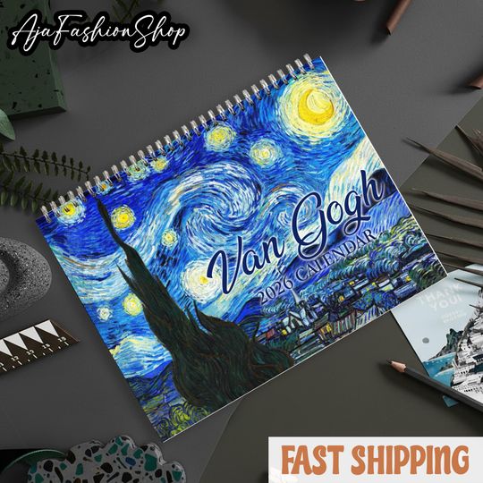 Discover Van Gogh 2026 Calendar | Art Wall Calendar 2026 | Impressionist Painting Calendar | Gift for Art Lovers | Museum Style Decor