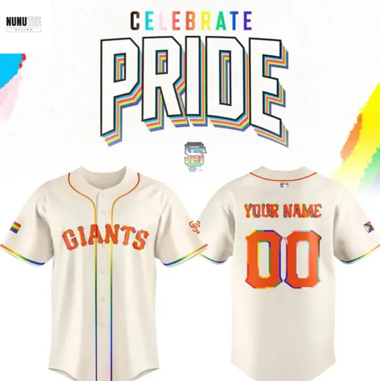 Discover Personalized San Francisco Giant Pride Night Baseball Jersey