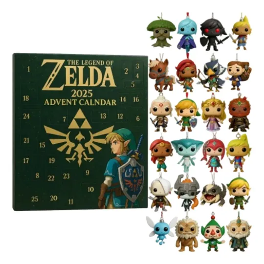 The Legend of Zelda Sky Kingdom Acrylic Advent Calendar 2025 Decorative Box