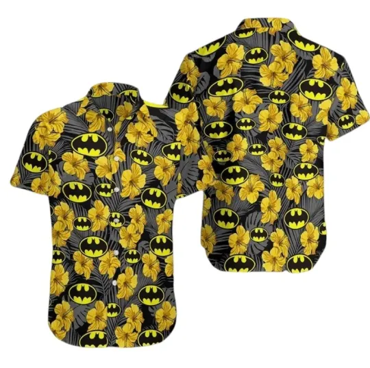 Discover Batman Hawaiian Button Down Shirt
