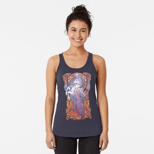 Discover Lady Amalthea - The Last Unicorn Racerback Tank Top