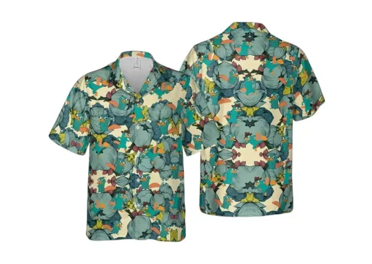 Perry The Platypus Phineas and Ferb Hawaiian Shirt