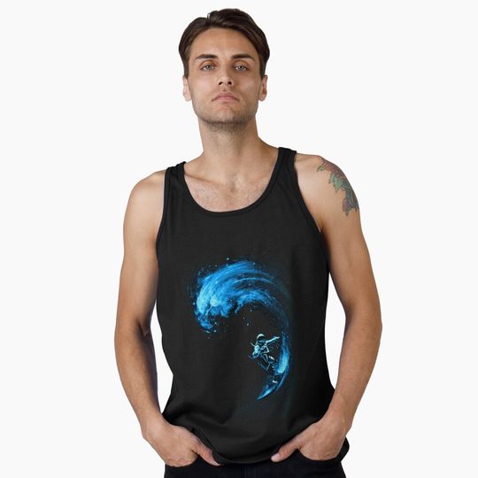 Discover Space Surfing Tank Top