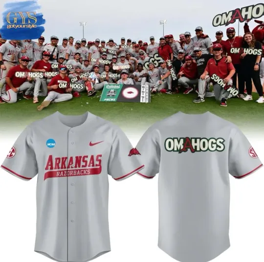 Discover Yc Arkansa Razorback Omahogs New Baseball Jersey