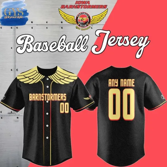 Personalized Iowa Barnstormer Limited Edition Baseball Jersey