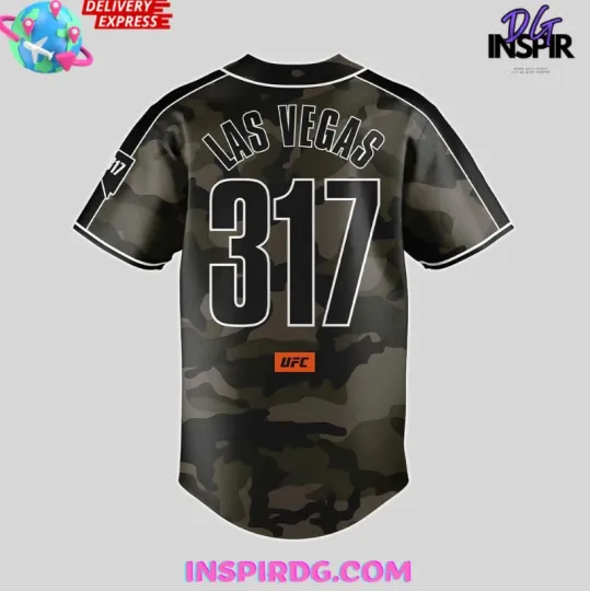 Discover 2025 Camo Ufc 317 Fashion Edition Baseball Jersey