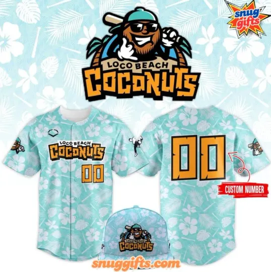 Discover Custom Savannah Banana X Loco Beach Coconuts Special Baseball Jersey