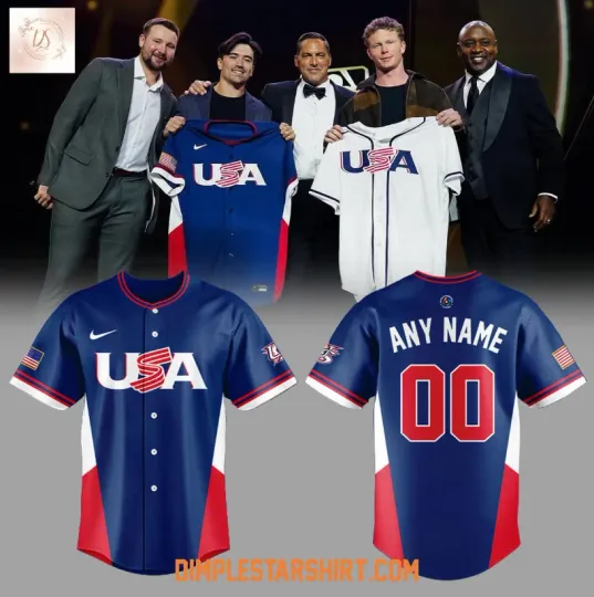 Discover Personalized Usa Baseball 2026 World Baseball Jersey