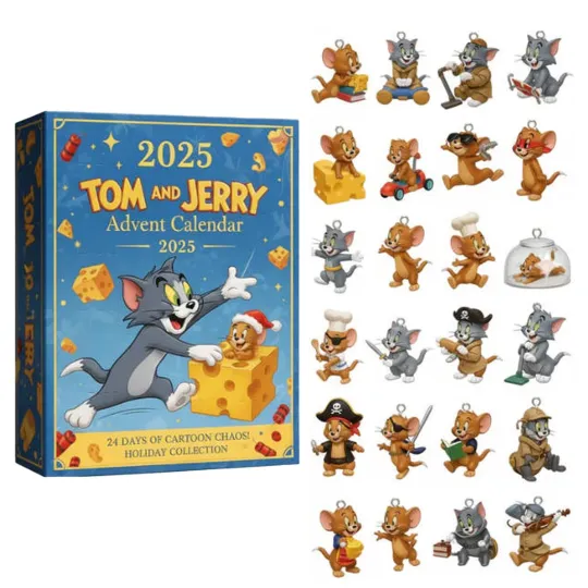Discover 2025Tom And Jerry Advent Calendar With 24Days Surprise Collectible For Kids