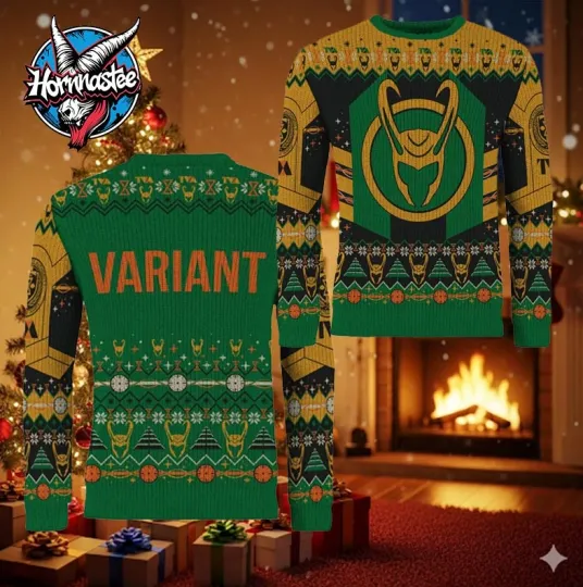Loki The Christmas Variant Marvel Ugly Sweater
