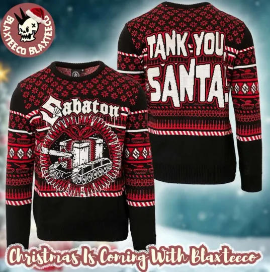 Discover Sabaton Holiday Tank You Santa The Present Tank Ugly Christmas Sweater
