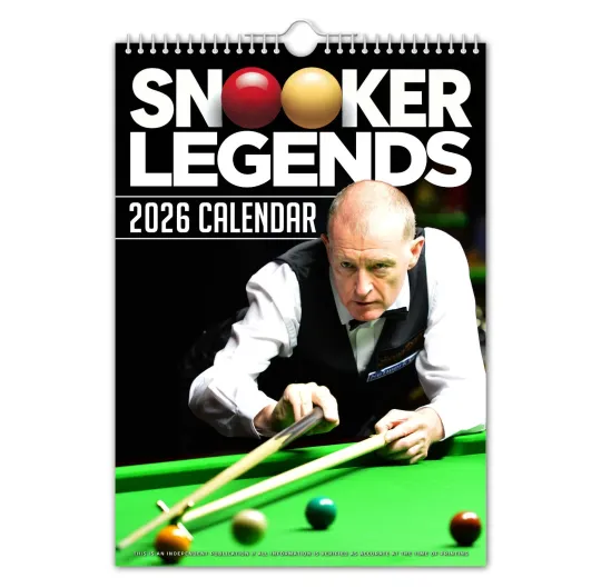 Discover 2026 Wall Calendar  -  Snooker Legends - Billiards