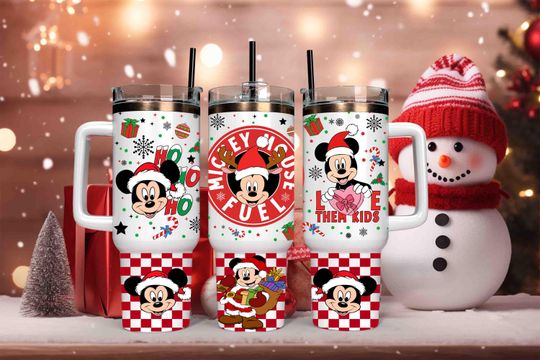 Discover Christmas Cartoon 40 Oz Tumbler Png, Mouse Tumbler Christmas Png, Mouse Cartoon PNG Instant Download, Tumbler Png Sublimation Designs