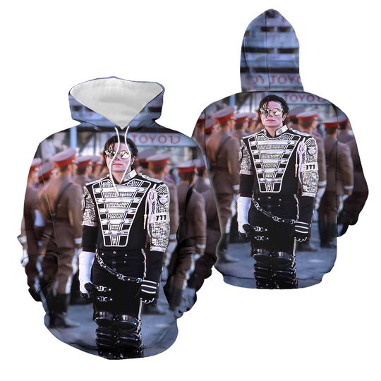 New Hot American Singer Michael Jackson 3D Hoodie 3d - all printed