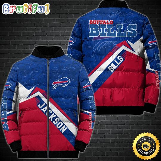 Buffalo Bills Puffer Jacket Customized Sport Down Jacket