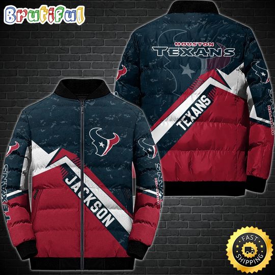 Houston Texans Puffer Jacket Customized Sport Down Jacket
