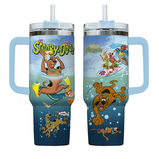 Scooby Doo 40oz Tumbler, Scooby Doo Tumbler, Scooby Doo Gift