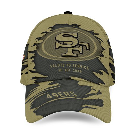 SF 49ers 2025 Salute to Service Classic Cap