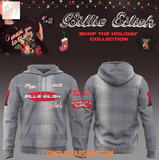 Billie Eilish Hit Me Hard And Soft 3D Hoodie Tour 2026