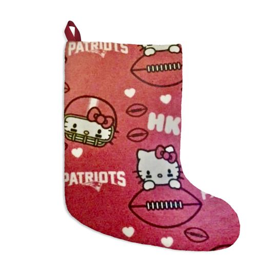 Discover Retro Patriots Football Kitty New England football Christmas Tree Cat Holiday Dorm Alumni Fan Stocking Gift
