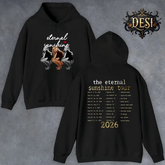 Ariana Eternal Sunshine Tour Double Sided Hoodie 2026