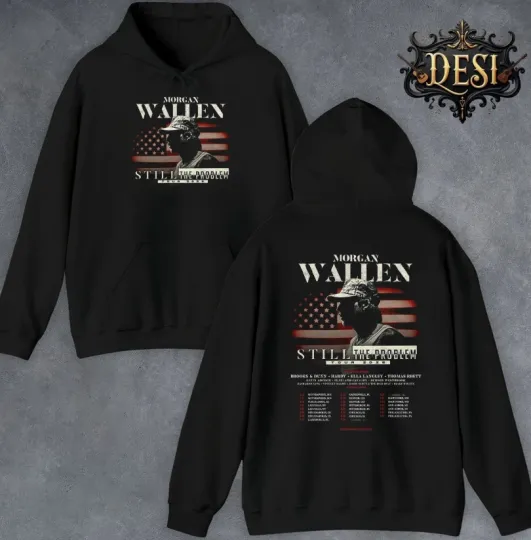 Wallen Western Still The Problem Tour 2026 2D Double Sided Hoodie