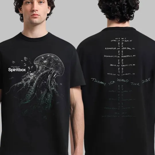 Discover Spiritbox The Tsunami Sea North American Tour 2025 Part 2 T-Shirt