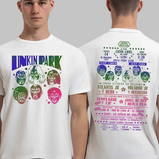 Linkin Park Noche From Zero 2025 Team Linkin Vs Team Park On Nov 14 T-Shirt
