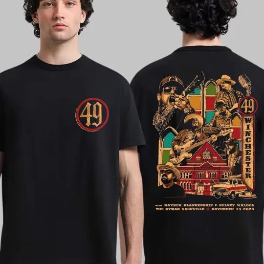 Discover 49 Winchester Nashville Tennessee 2025 Night 2 At The Ryman On Nov 15 T-Shirt