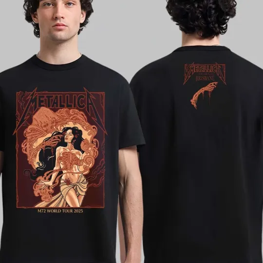 Discover Metallic M72 Brisbane 2025 Venue At Australia Suncorp Stadium On 12 Nov T-Shirt