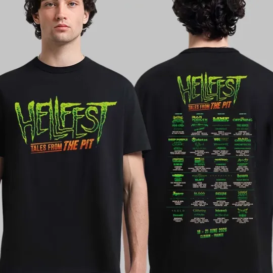 Hellfest Open Air Festival 2026 Tales From The Pit In Clisson France From Shirt