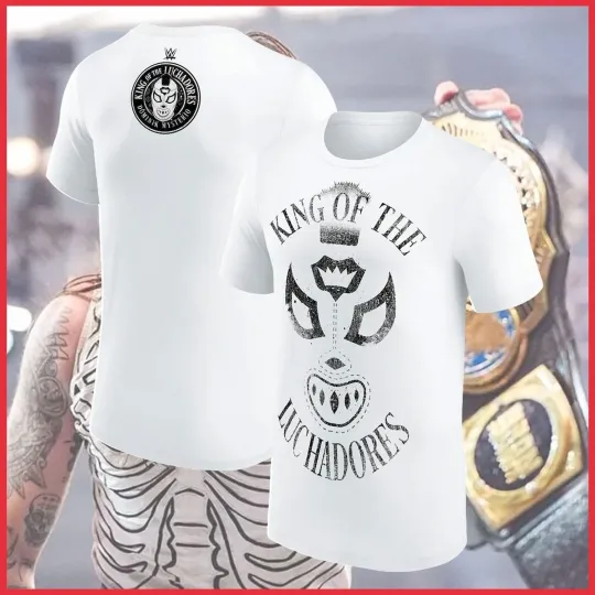 Dominik Mysterio Bandana Rib Cage/ King of the Luchadores T-Shirt Reprint Gildan