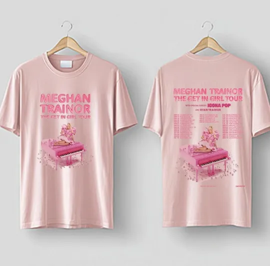 Discover Meghan Trainor The Get In Girl Tour 2026 North America T-Shirt