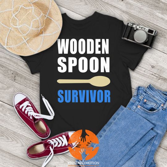 Discover Funny Wooden Spoon Survivor Vintage T-Shirt, Spanking Discipline Shirt, Gift Tee for Family