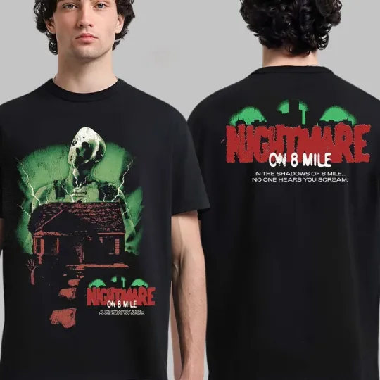 Eminem Nightmare On 8 Mile In The Shadows Of 8 Mile Shady Massacre Capsule Shirt