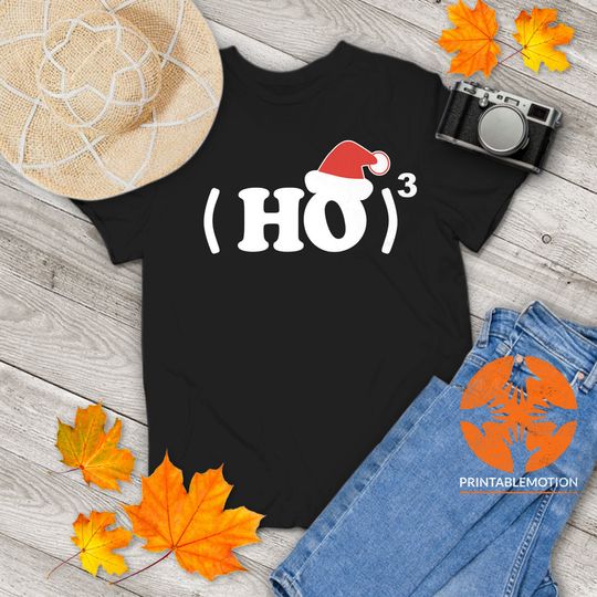 Discover Hohoho Christmas Santa Claus T-Shirt with Funny Vintage Design for Holiday Family Wear
