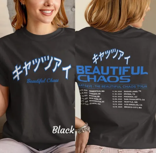 Katseye Beautiful Chao Tour 2025 T-Shirt