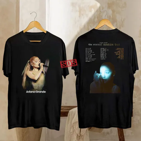 Discover Ariana Tour 2026 Double Sided T-Shirt