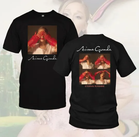 2026 Ariana Eternal Sunshine Tour Double Sided T-Shirt Unisex
