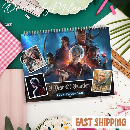 Astarion 2026 Calendar, Astarion Monthly Wall Calendar, 2026 Astarion Calendar