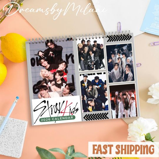 Discover Straykids 2026 Wall Calendar, Music Calendar 2026, Music Merch Gift, Music Gift, Music Fan Wall Calendar, Straykids Fan Gifts