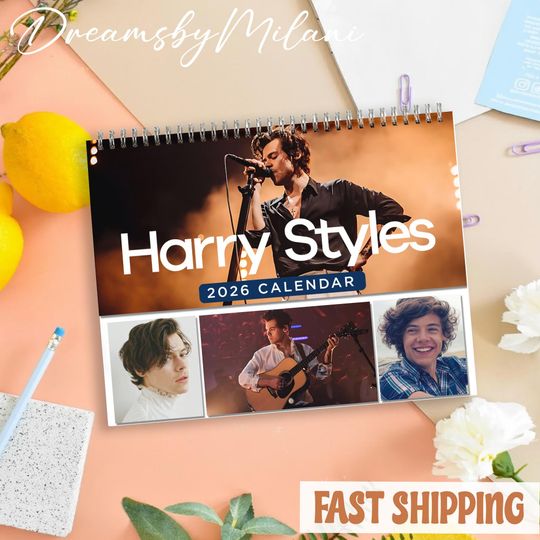 Discover Music Calendar 2026, Music Fan Gift Calendar, 1D Music Calendar, Music Wall Calendar, Office Decor, Unique Holiday Gifts