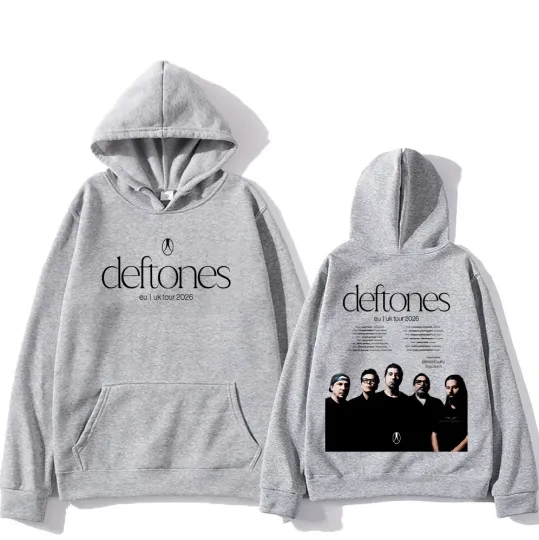 Discover Deftone EU UK Tour 2026 Hoodie Double-Sided