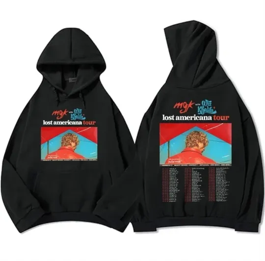 Discover Machine Gun Kelly Lost Americana Tour 2026  Hoodie