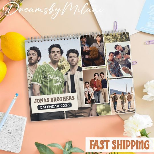 Discover Music Calendar 2026, Music Fan Gifts Wall Calendar, Office Decor, Unique Holiday Gifts, Gifts For Her, Music Merch, 2026 Calendar